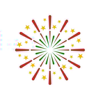 Fireworks New Year Vector Element , party and Festival