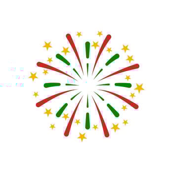 Fireworks New Year Vector Element , party and Festival