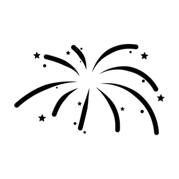 Fireworks New Year Vector Element , party and Festival
