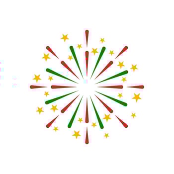 Fireworks New Year Vector Element , party and Festival