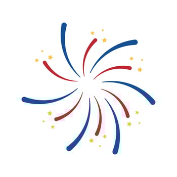 Fireworks New Year Vector Element , party and Festival