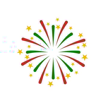Fireworks New Year Vector Element , party and Festival