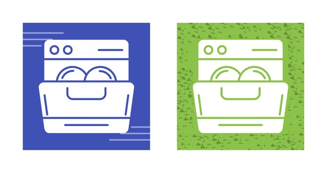 Dishwasher Vector Icon