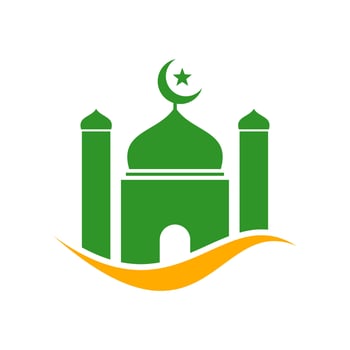 Mosque Logo Element Vector