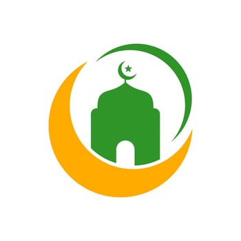 Mosque Logo Element Vector