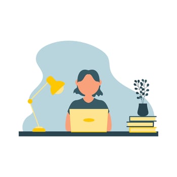 Learning Education Illustration Vector , Icon , Study Illustration