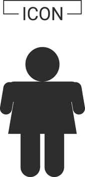 Professional person icon design vector
