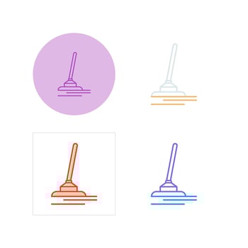 Cleaning Brush Vector Icon