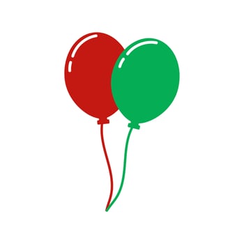 Balloon Illustration Vector Element , Balloon Birthday , Celebration , Decoration Element and Anniversary