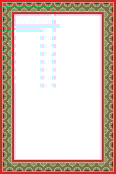 Vector square colorful Indian national ornament. Ethnic plant border. Flowers frame. Poppies and leaves
