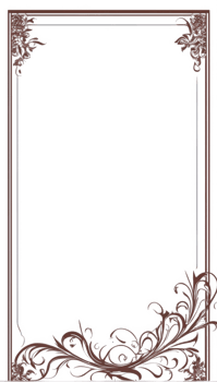 Floral Frame Border PNG Images Transparent Background