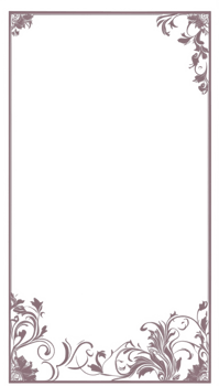 Floral Frame Border PNG Images Transparent Background