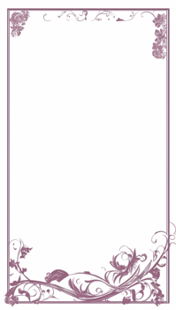 Floral Frame Border PNG Images Transparent Background