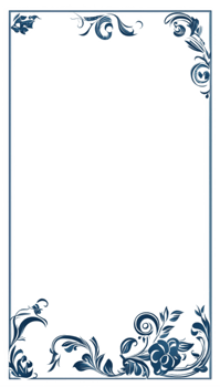 Floral Frame Border PNG Images Transparent Background
