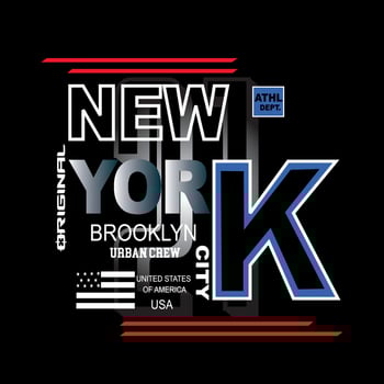 NYC,NEW YORK CITY, stock vector  art illustration ,T shirt design graphic typography print .