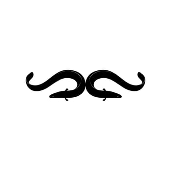 Eel Silhouette for Logo Gram, Art Illustration, Pictogram, Website, Apps and or Graphic Design Element. Vector Illustration