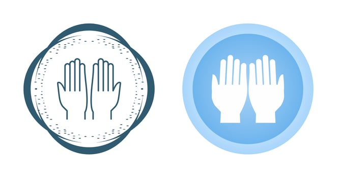 Praying Hands Vector Icon