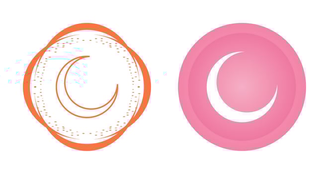 New Moon Vector Icon