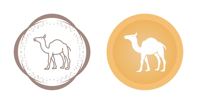 Camel Vector Icon