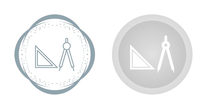 Geometry Tools Vector Icon
