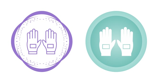 Pair of Gloves Vector Icon