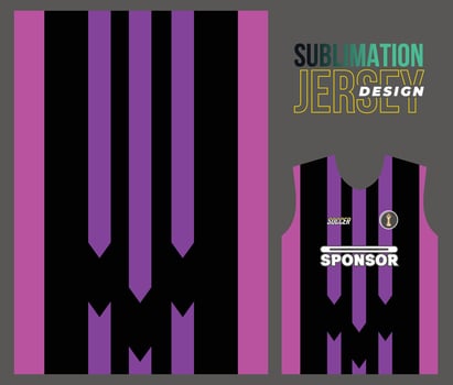 Vector jersey sports design for racing cycling football gaming motocross