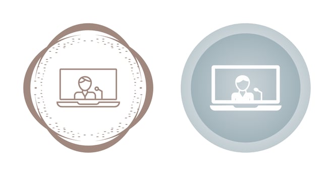 Online News Vector Icon