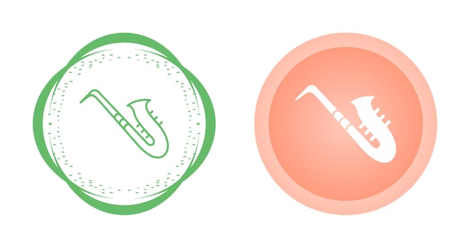 Saxophone Vector Icon