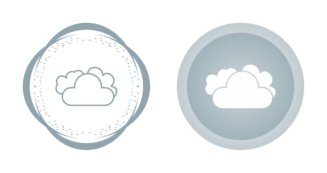 Cloudy Weather Vector Icon