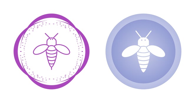 Honey Bee Vector Icon