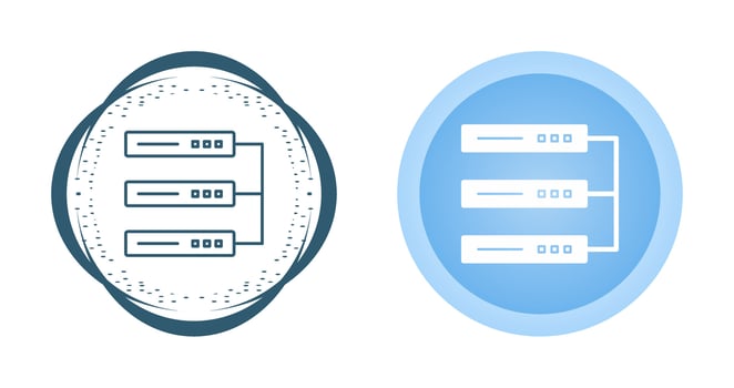 Data Center Vector Icon