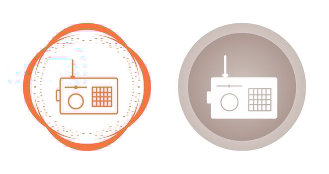 Radio Vector Icon