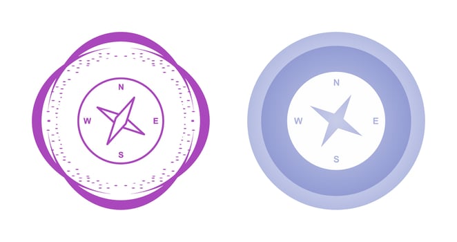 Compass Vector Icon