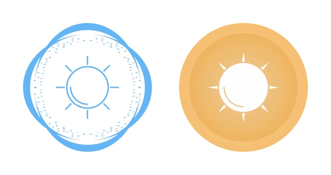 Sun Vector Icon