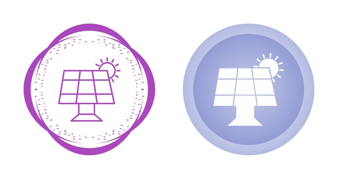 Solar Panel Vector Icon