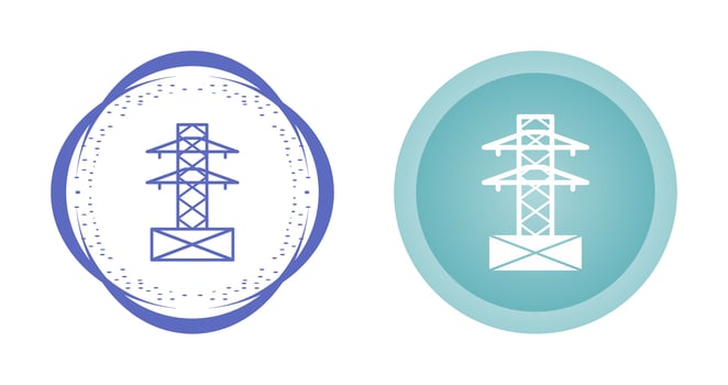 Electricity Tower Vector Icon