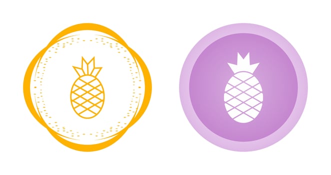 Pineapple Vector Icon