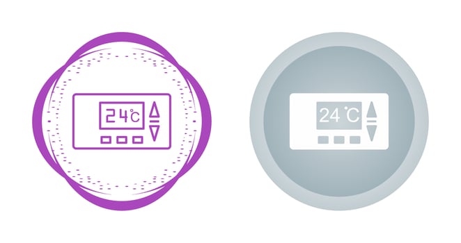 Thermostat Vector Icon