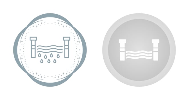 Water Dam Vector Icon
