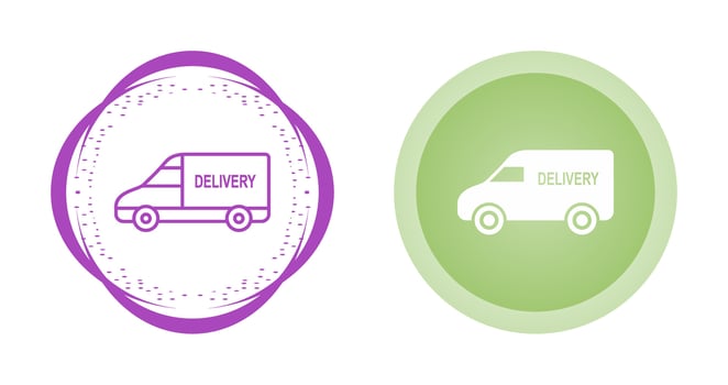 Delivery Car Vector Icon