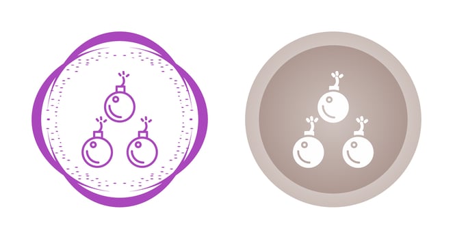 Cannon Balls Vector Icon
