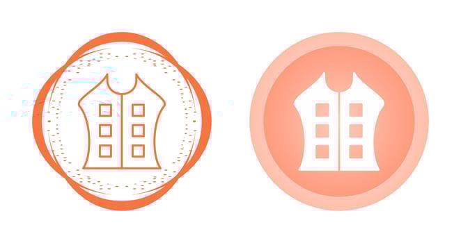 Bullet Proof Vest Vector Icon