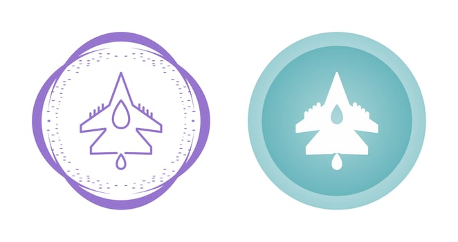 Fighter Jet Vector Icon