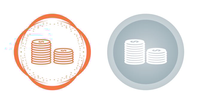 Stack of Coins Vector Icon