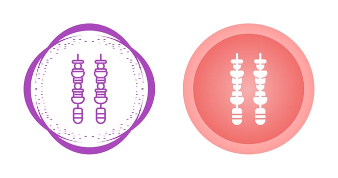 Skewer Vector Icon