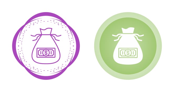 Money Bag Vector Icon