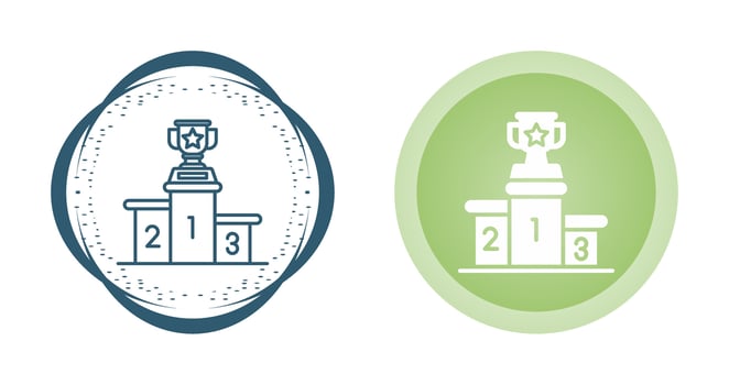 Podium Vector Icon