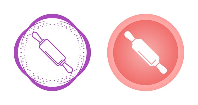 Rolling Pin Vector Icon