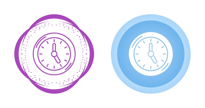 Clock Vector Icon