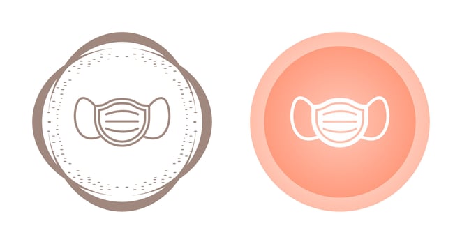 Face Mask Vector Icon